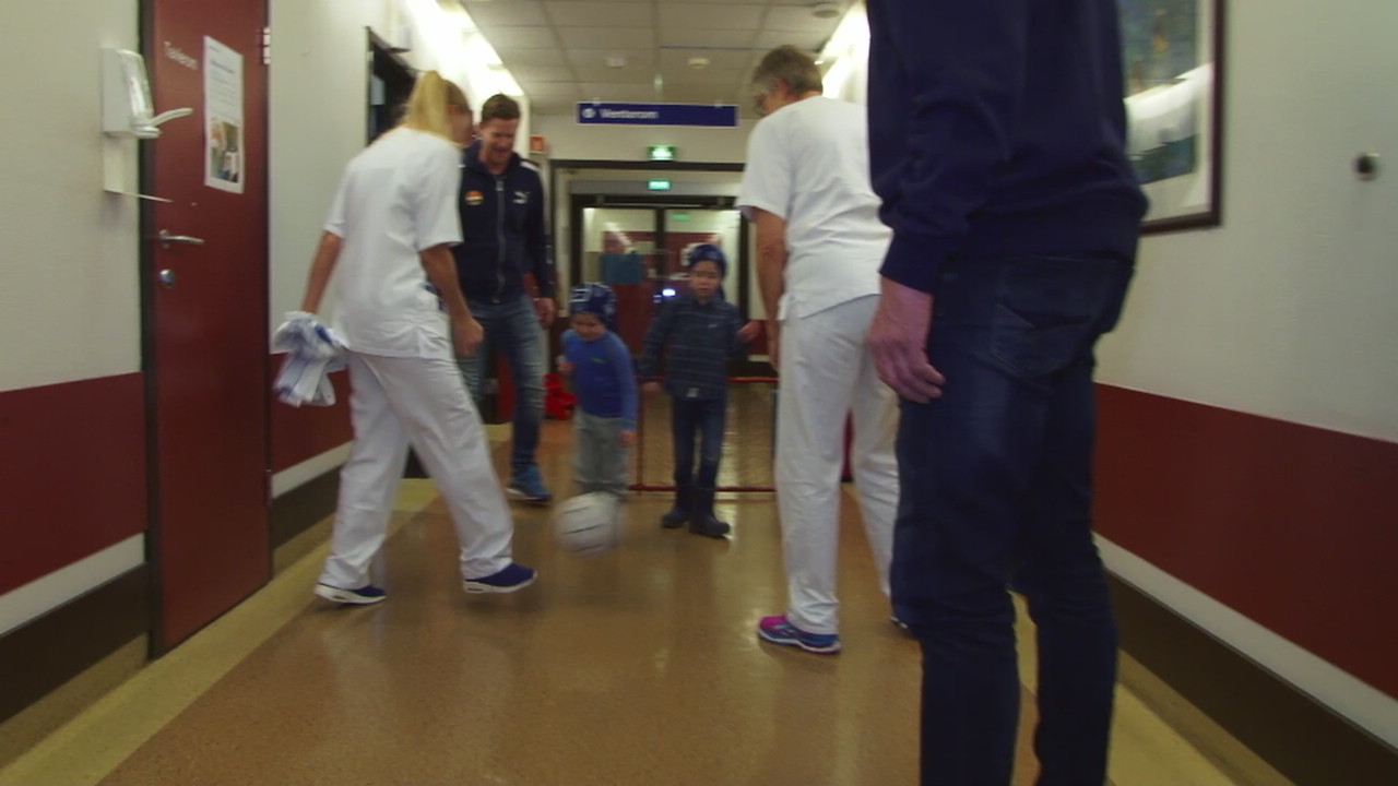 Besøk hos barneavdelingen på sykehuset